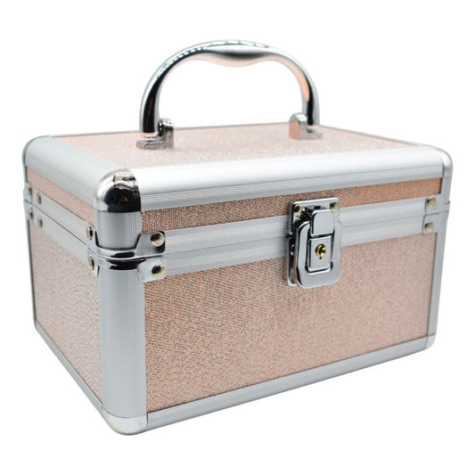 Maletin Organizador Porta Cosmeticos Con Espejo 19.5x14x12cm