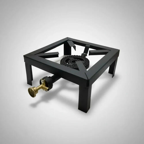 Anafe Quemador A Gas 1 Hornalla Camping Color Negro