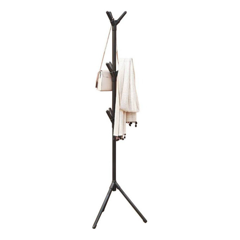 Perchero De Pie Metal Organizador Abrigos Sombrero 155x42cm
