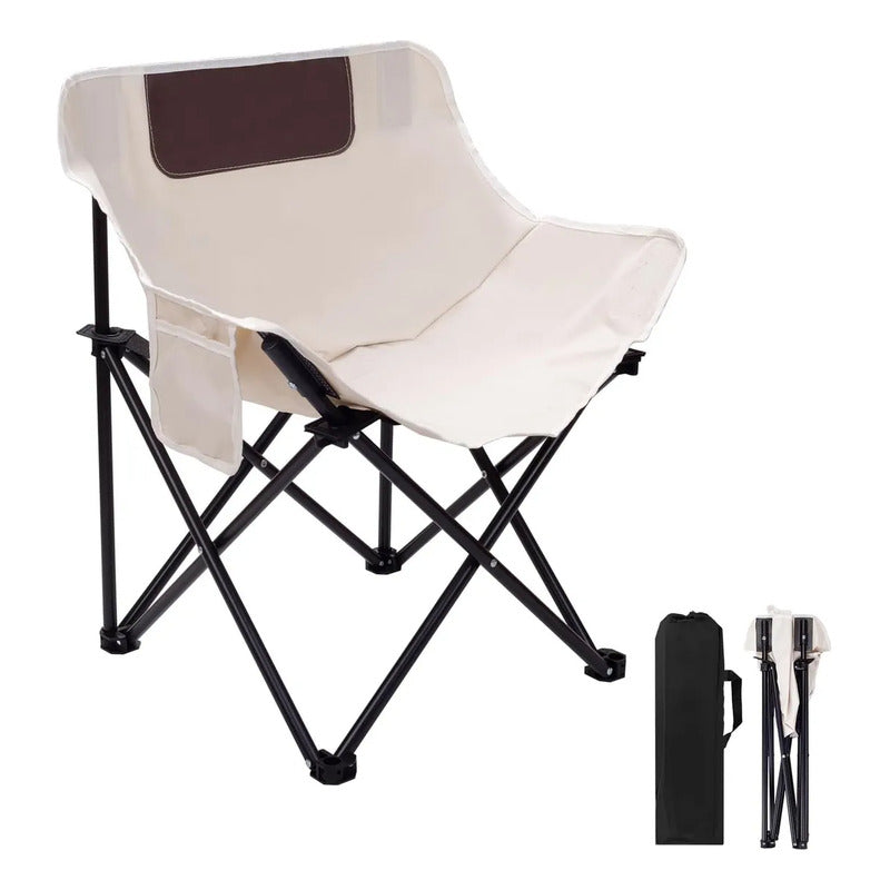 Carpa Camping 3 A 4 Personas + 2 Sillas Plegables Con Funda