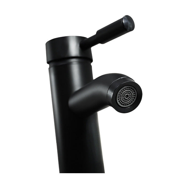 Canilla Negra Para Lavatorio Baño Monocomando Mezcladora