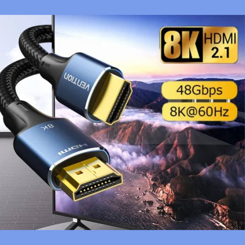 Cable Hdmi 1 Metros 8k De Alta Velocidad Hd Premium