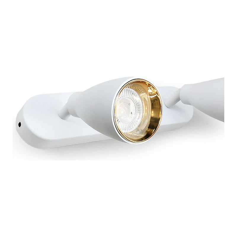 Foco Pared Aplique Exterior Lampara Spot Luminaria 2 Luces