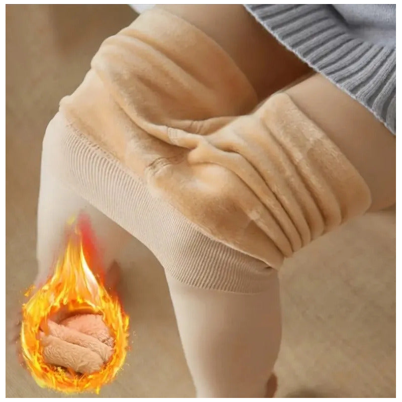 Medias Termicas Mujer Can Can Leggins Corderito Talle Unico
