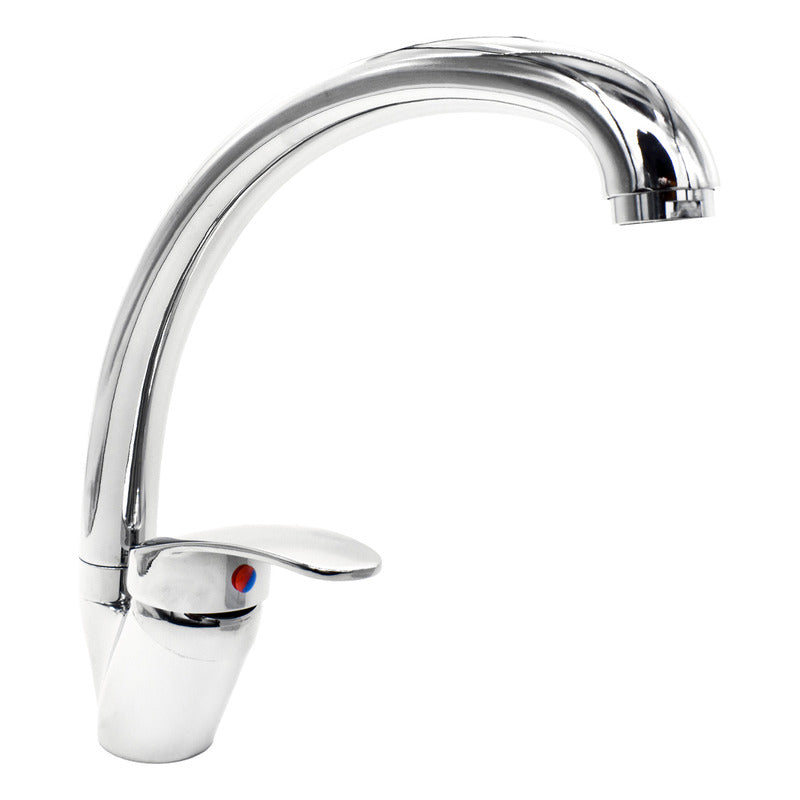 Monocomando Mesada Canilla Grifo Cocina Metal + Colillas
