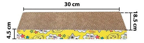 Rascador Para Gatos Plano Rectangular Corrugado De Carton Varios