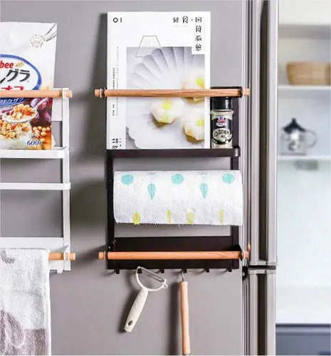 Organizador Colgante Magentico Heladera Cocina Porta Rollos Aleatorio