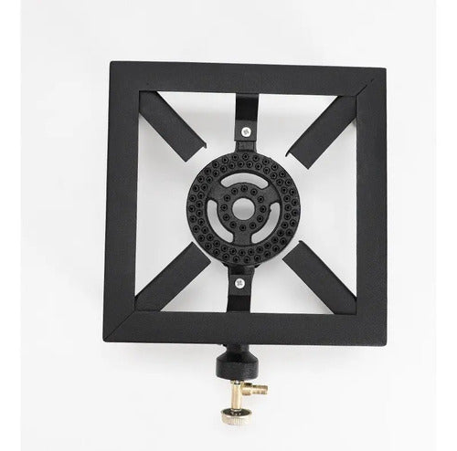 Anafe Simple A Gas Quemador Hornalla Portatil Camping Marca Genérica Negro