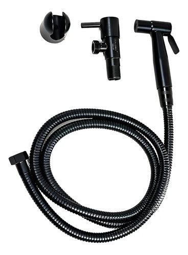 Ducha Higienica Negra Metalica Italomix 3325