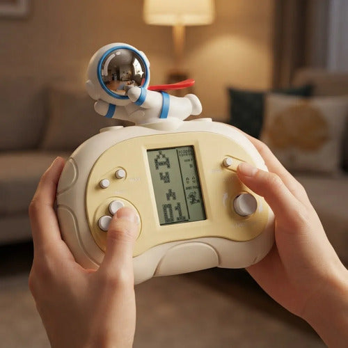 Mini Consola Portátil Infantil Retro Juegos Clásicos Lcd Blanco