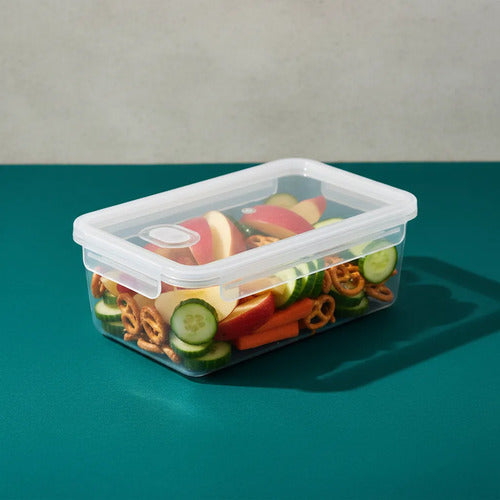 Recipiente Tupper Contenedor Hermético Plástico 2.35 Válvula Transparente