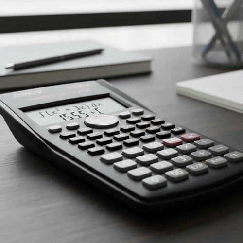 Calculadora Cientifica 12 Digitos Escolar Oficina Matematica Negro