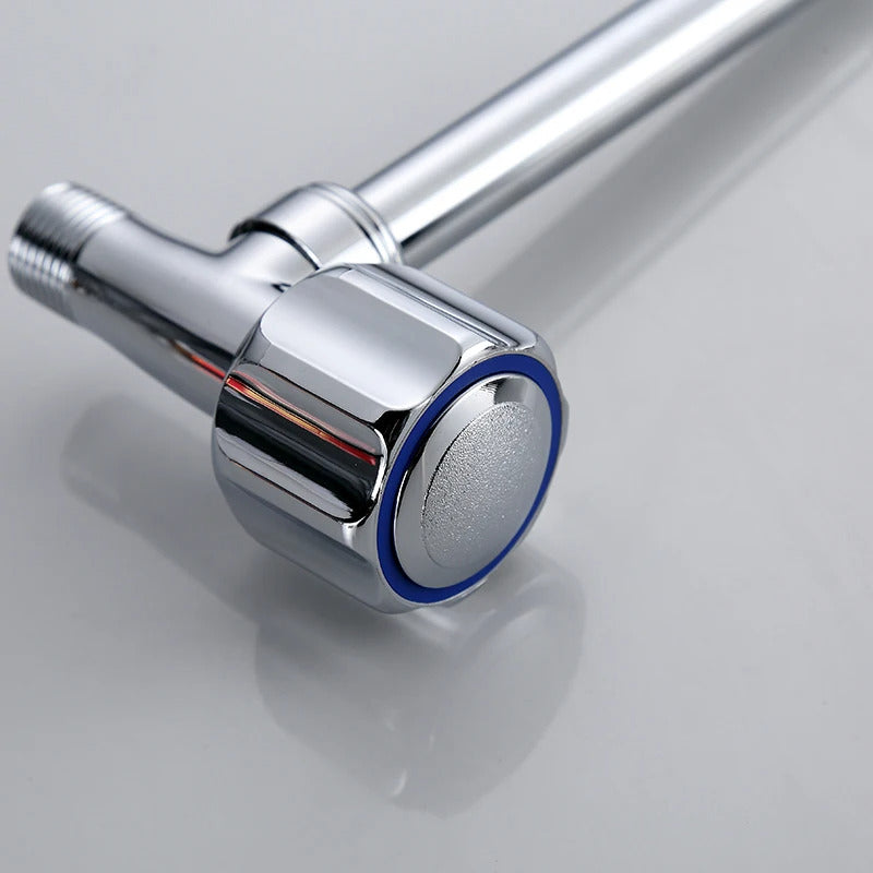 Grifo Cocina Mesada Pared Canilla Metalica Pico Flexible