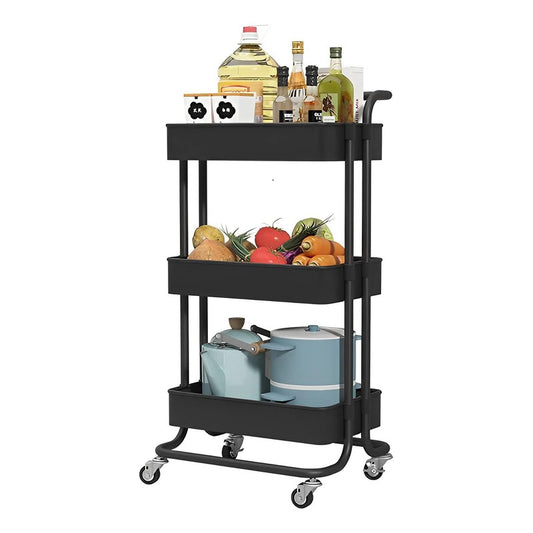 Organizador Cocina Baño Oficina Multiuso De Metal Con Ruedas