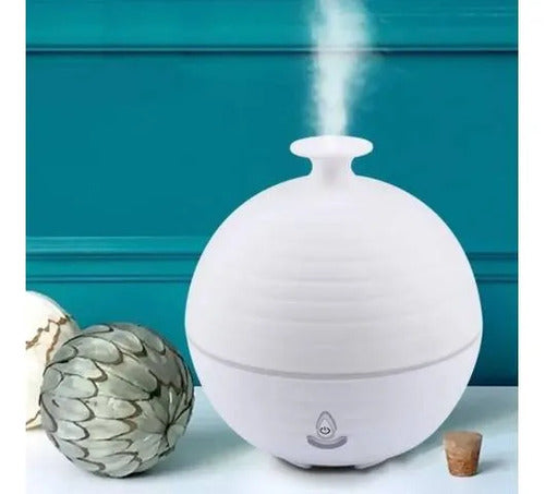 Humidificador Difusor Aromatizador Usb Led Con Filtro Aroma Blanco