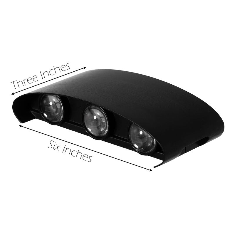 Foco Pared Aplique Exterior Lampara Bidireccional Luminaria