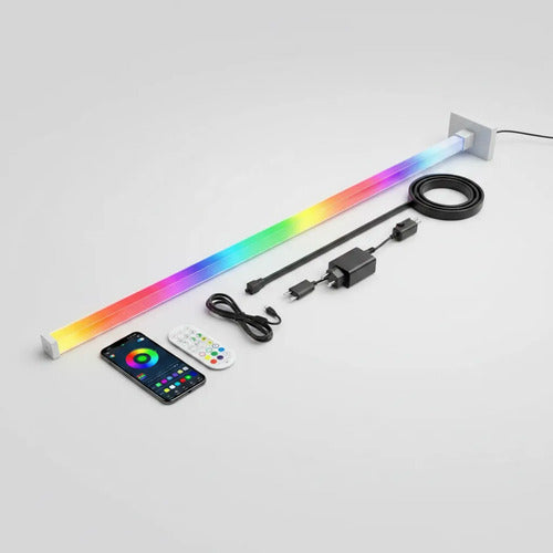 Lámpara Barra Led Rgb Usb Audiorítmica Control Remoto Cinta Multicolor