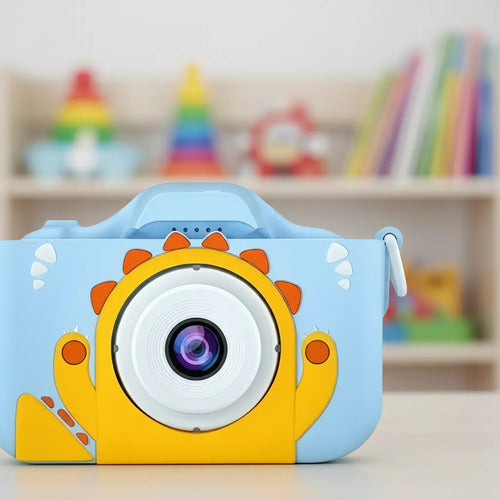 Mini Camara Digital Para Niños Infantil Dseño Dinosaurio Aleatorio