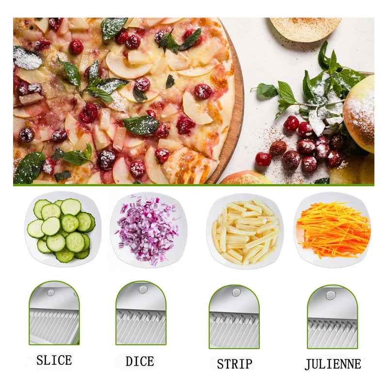 Cortador Verduras Vegetales Frutas Papas Rebanador Manual