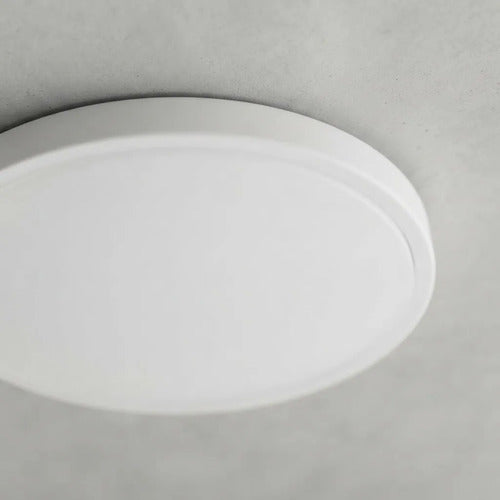 Panel Led Redondo Superficie 20w Luz Fría 7000k Plafón Blanco