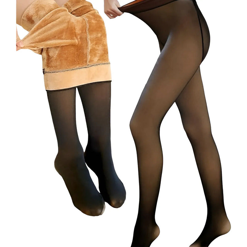 Medias Termicas Mujer Can Can Leggins Corderito Talle Unico