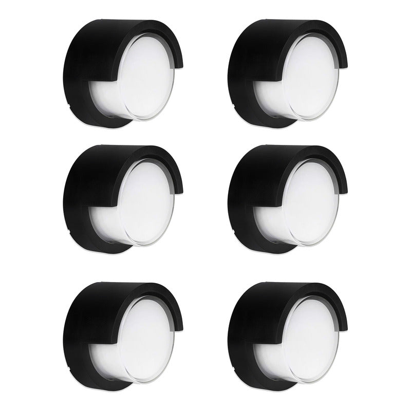 Set X6 Aplique Pared Exterior Luminaria Foco Lampara