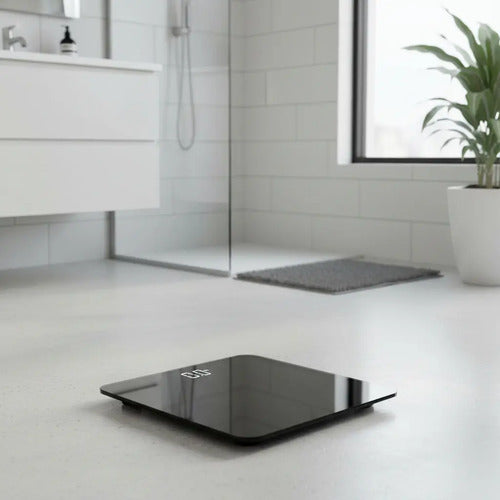 Balanza Corporal Baño Digital De Vidrio Hasta 180kg Aleatorio