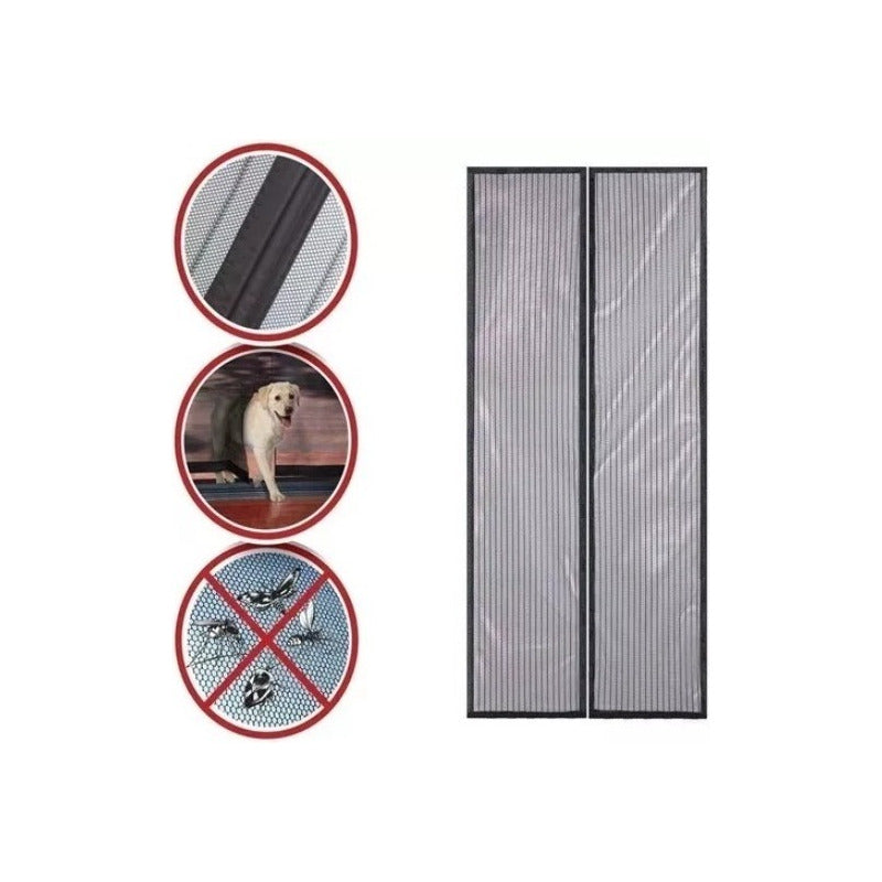 Cortina Mosquitero Para Puerta Anti Mosquitos Moscas