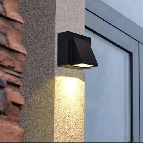 Set X5 Foco Pared Aplique Exterior Lampara Jardin Luminaria