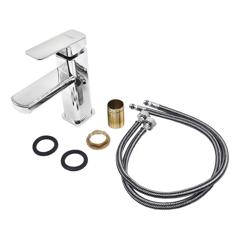 Canilla Tubular Para Lavatorio Baño Monocomando Pileta Grifo
