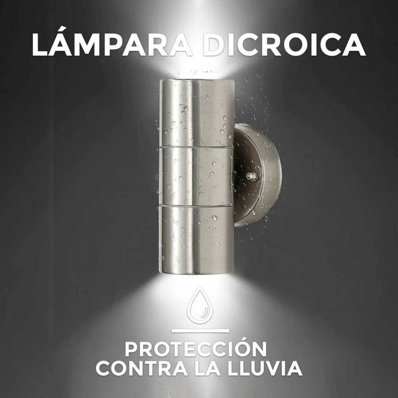 Aplique Pared Exterior Luminaria Lampara Bidireccional Foco