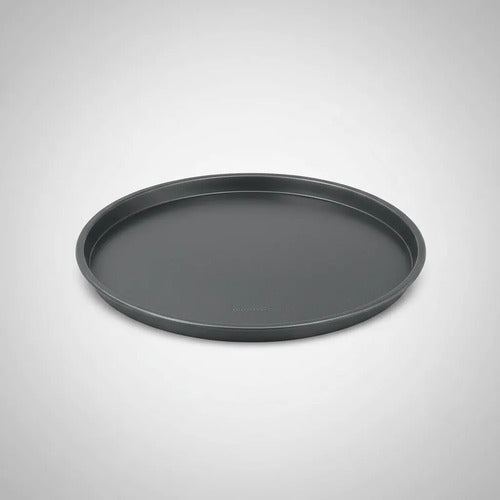 Asadera Molde Pizza Antiadherente Redonda 28cm Cocina Negro