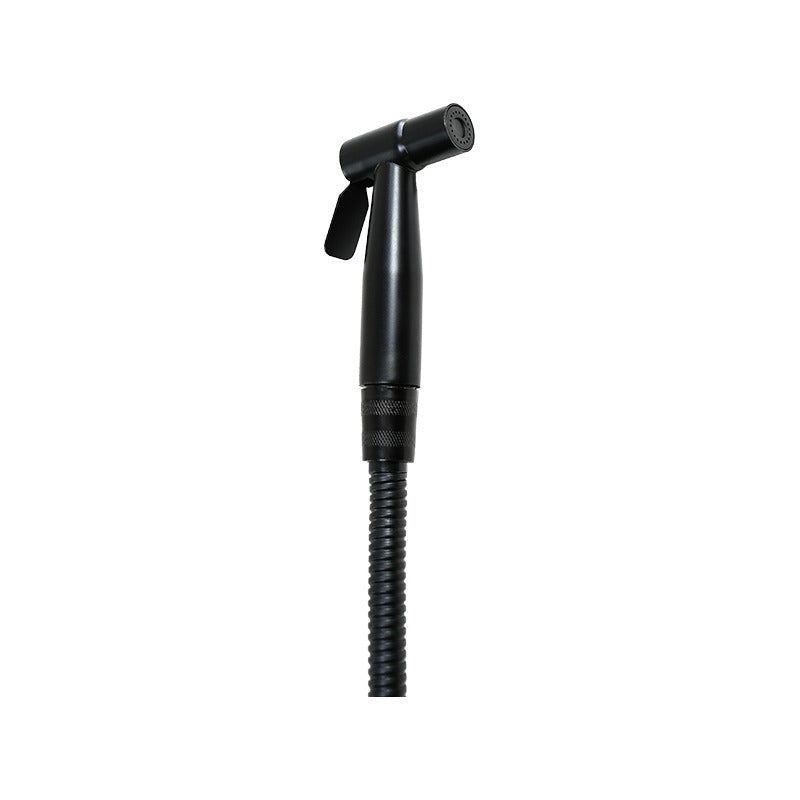 Ducha Higienica Negra Griferia Grifo Baño Con Boton