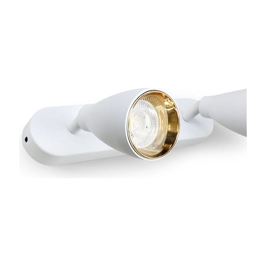 Aplique Luminaria Lampara Blanco Foco Pared Techo