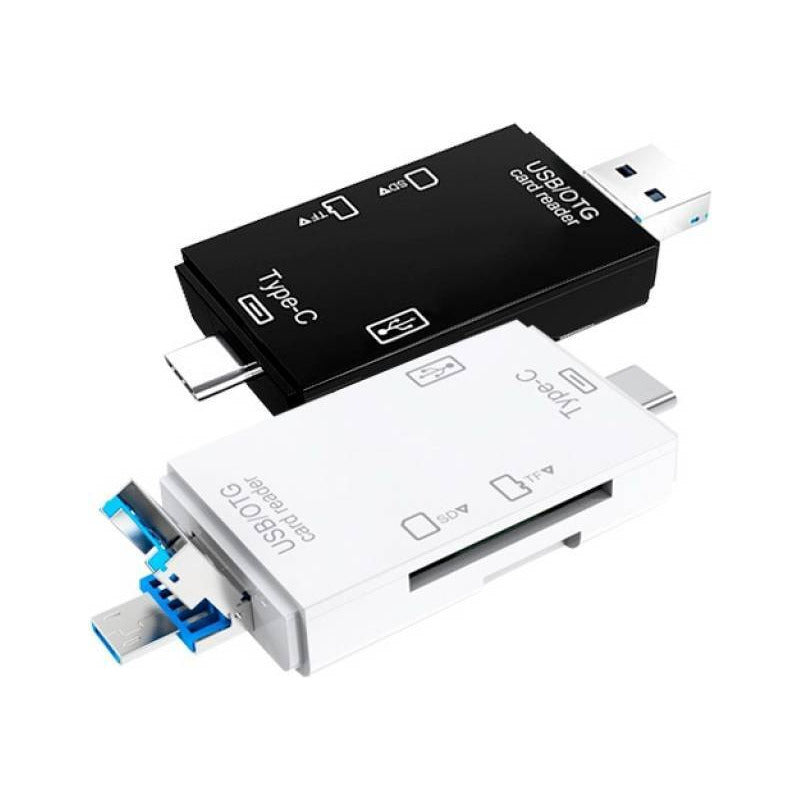 Lector De Tarjeta Sd Universal Usd-micro-usb-c Funcion Otg