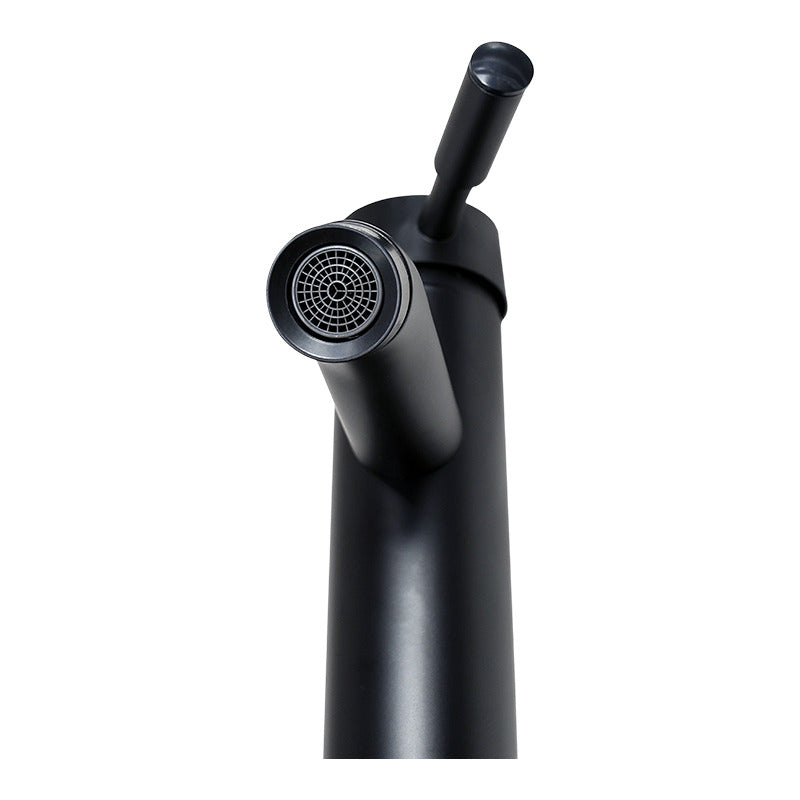 Canilla Negra Para Lavatorio Baño Monocomando Mezcladora
