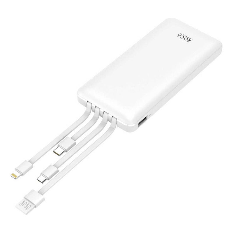 Power Bank 10.000mah Cargador Portati Con Cables Integrados