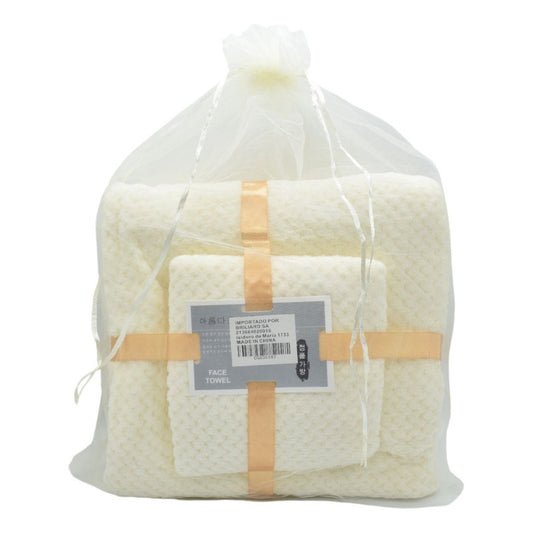 Set De 2 Toallas De Microfibra Suave Afelpada