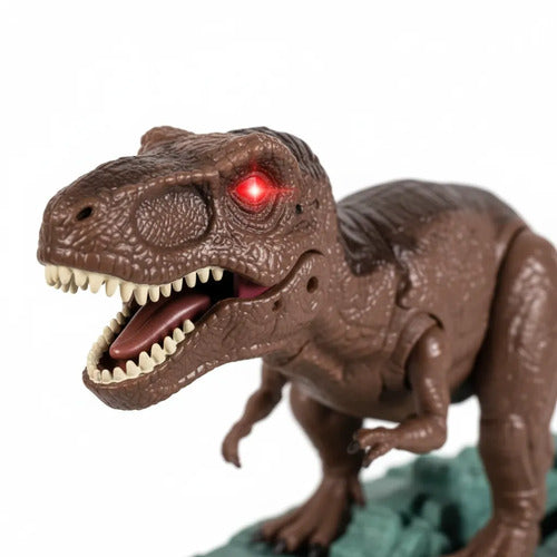 Dinosaurio Infantil De Juguete Luz Sonido Cola Móvil Robot Dinosaurio
