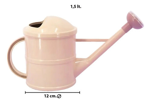 Regadera Plastica Para Jardin 1.5l Con Puntero Lluvero Aleatorio