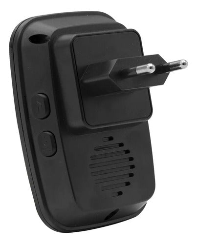 Timbre Inalambrico Exterior 38 Tonos Negro 220v Negro