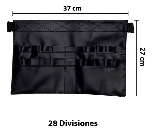 Cinturon Porta Brochas Maquillaje Para Cosmeticos Ajustable Varios