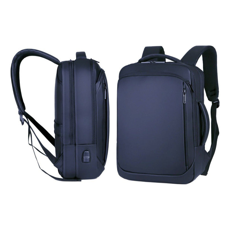 Mochila De Viaje Imperpeable Con Puerto Usb 42x30x14cm
