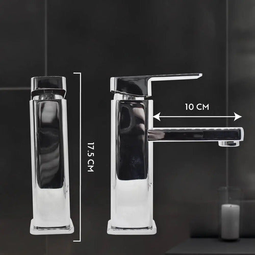 Canilla Tubular Para Lavatorio Baño Monocomando Pileta Grifo
