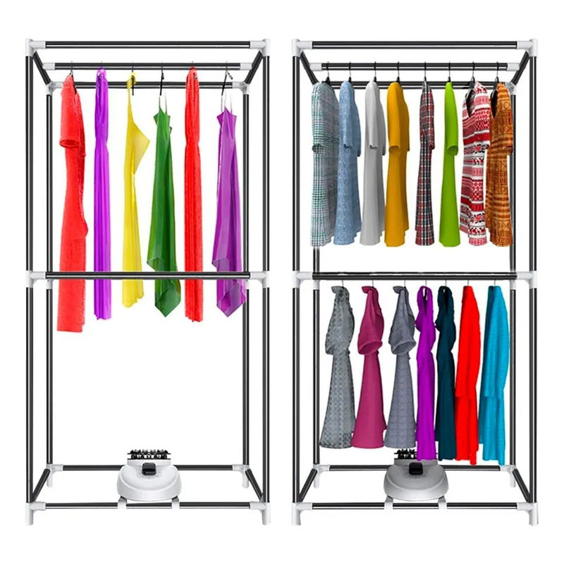 Secador De Ropa De Pie De Bolsa 1000w + 20 Perchas