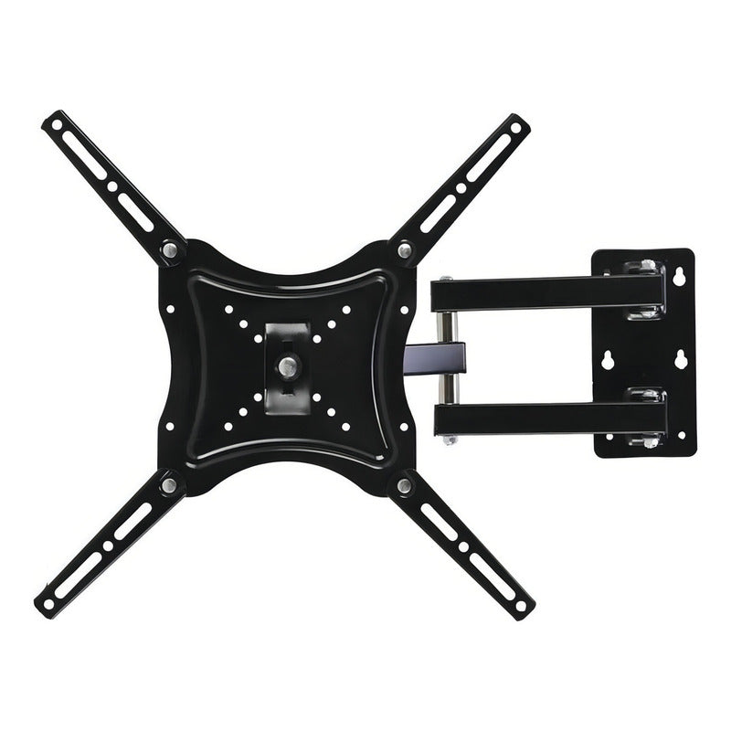 Soporte Tv De Pared Brazo Base Para Tv 14 A 55 Pulgadas 50kg Color Negro