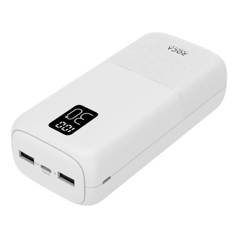 Power Bank Usb Y Usb-c Tipo C Con Pantalla Lcd 30.000mah
