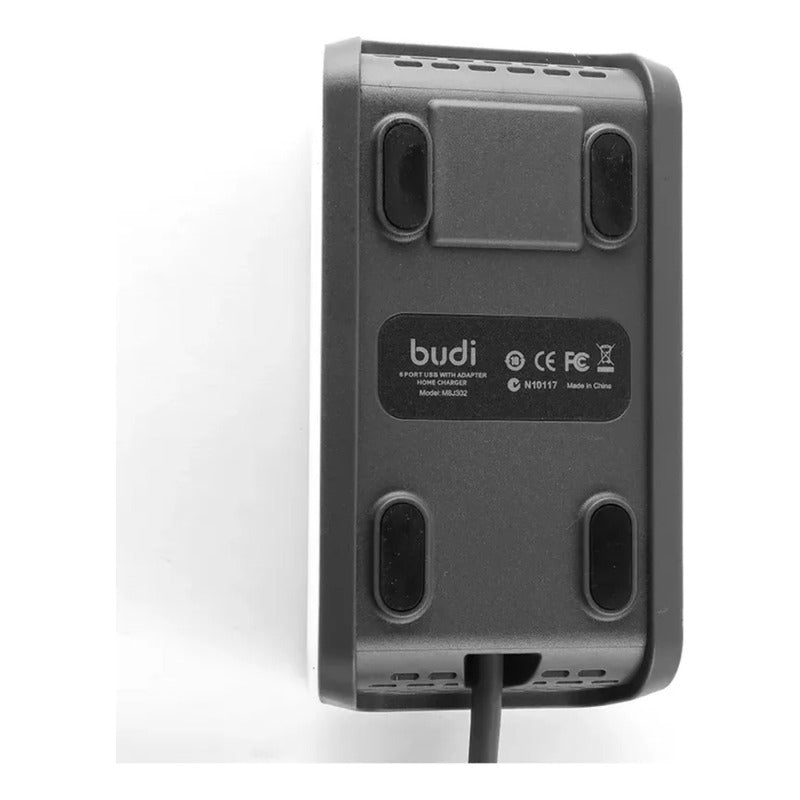 Cargador Tipo Zapatilla De Pared 6 Usb + Enchufe Electrico