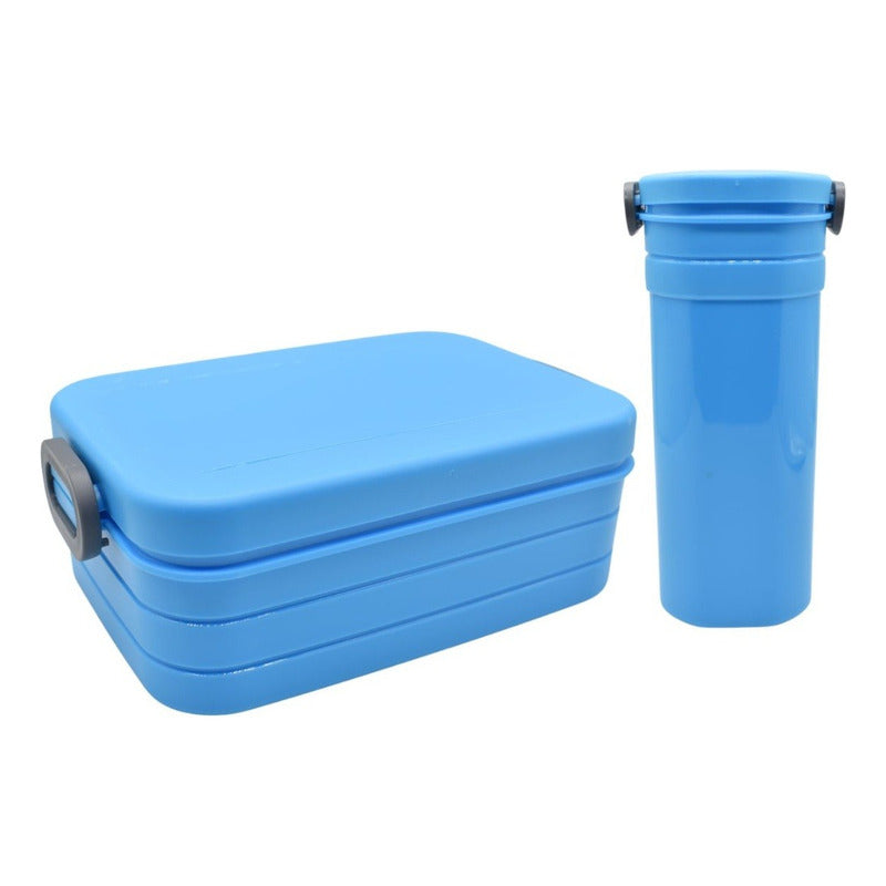 Lonchera Vianda De Plastico Incluye Vaso Con Filtro