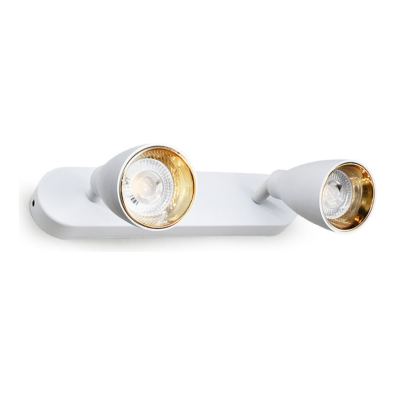 Foco Pared Aplique Exterior Lampara Spot Luminaria 2 Luces